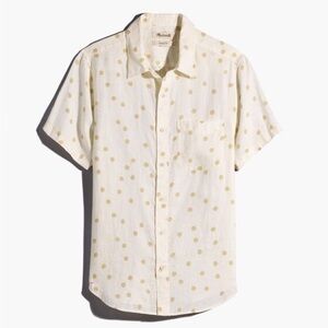 Madewell Linen Perfect Short-Sleeve Shirt